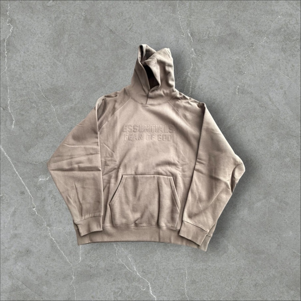 Essentials Fear of God Off Black FW22 Hoodie size XXL